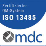 mdc iso 13485 Zertifikat